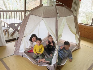 大分キャンプ場テント